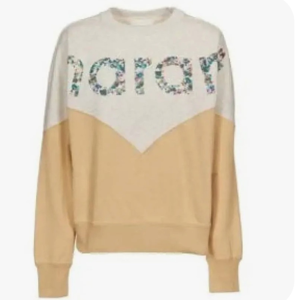 Isabel Marant Houston sweat shirt yellow oversized sweatshirt 34 / xs / size 2